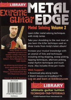 Metal Edge: Metal Soloing Techniques Vol. 2 von Andy James 