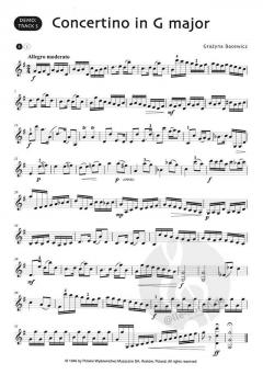 Concertino in G-Dur von Grazyna Bacewicz 
