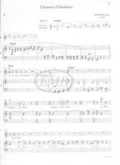 Chansons d'Hastieres pour Soprano, cymbalum et cor (Adam Kondor) 
