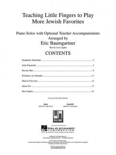 Teaching Little Fingers To Play More Jewish Favorites 