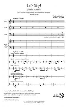 Let's Sing (Tuimbe, Masicule) (Audrey Snyder) 
