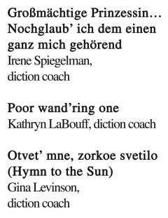 Diction Coach: Coloratura Arias For Soprano 