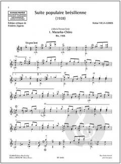 Suite Populaire Bresilienne von Hector Villa-Lobos 