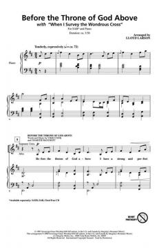 Before The Throne Of God Above von Lloyd Larson (Download) 