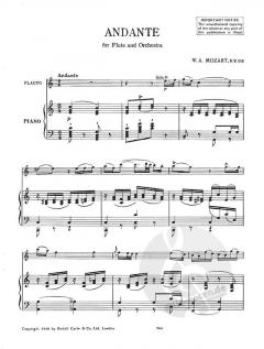 Andante C-Dur KV315 von Wolfgang Amadeus Mozart 