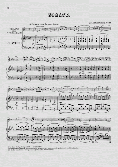 Violinsonate Nr. 1 in Es von Joseph Gabriel Rheinberger im Alle Noten Shop kaufen