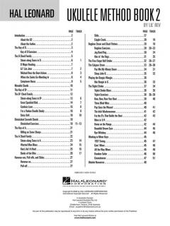 Hal Leonard Ukulele Method Book 2 von Lil' Rev im Alle Noten Shop kaufen