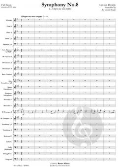 Symphony Nr. 8 G major von Antonín Dvořák (Download) 
