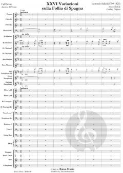XXVI Variazioni sulla Follia di Spagna von Antonio Salieri (Download) 