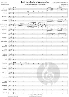 Lob des hohen Verstandes from Des Knaben Wunderhorn (Gustav Mahler) 