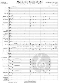 Allgemeiner Tanz und Chor von Otto Nicolai (Download) 