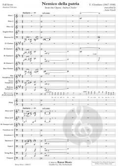 Nemico della patria from The Opera Andrea Chenier von Umberto Giordano (Download) 