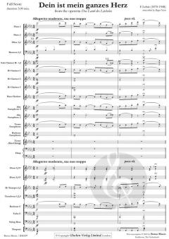Dein ist mein ganzes Herz from The Operetta Das Land des Lächelns von Franz Lehár (Download) 