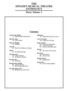 Singers Musical Theatre Anthology Duets von Richard Walters 