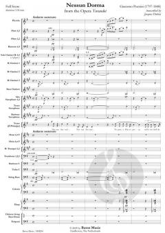 Nessun dorma from The Opera Turandot (Giacomo Puccini) 