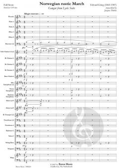 Norwegian Rustic March von Edvard Grieg (Download) 