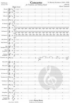 Concerto For Trombone And Military Band von Nikolai Rimski-Korsakow (Download) 
