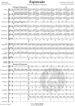 Zapateado from The Zarzuela La Tempranica von Gerónimo Giménez (Download) 
