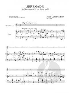 Serenade op. 33 von Jules Demersseman 