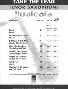 Take the Lead: Musicals Tenor Sax 