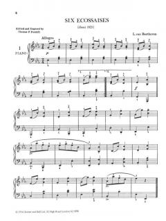 Six Ecossaises WoO 83 von Ludwig van Beethoven 