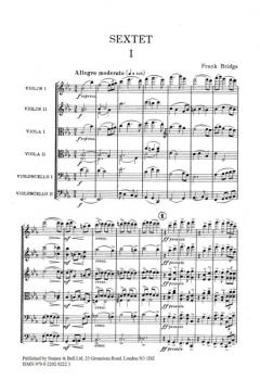 Sextet von Frank Bridge 