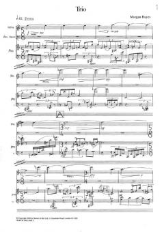 Trio For Violin, Bass Clarinet & Piano (Morgan Hayes) 