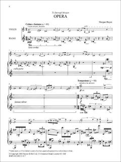 Opera von Morgan Hayes für Violine und Klavier im Alle Noten Shop kaufen