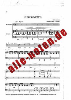 Magnificat And Nunc Dimittis In F (Charles Villiers Stanford) 
