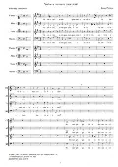 Vulnera Manuum Quae Sunt (Peter Philips) 
