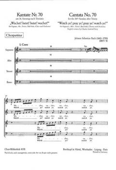 Wachet! betet! betet! wachet! (J.S. Bach) 
