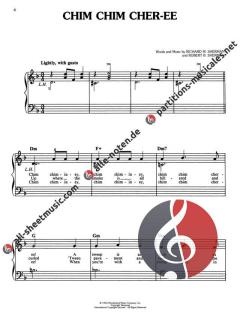 Mary Poppins (Easy Piano) von Robert Bernard Sherman 