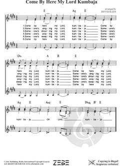 Come By Here My Lord Kumbaja von Jeff Guillen (Download) 
