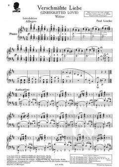 Verschmähte Liebe von Paul Lincke 