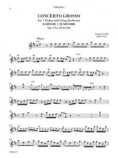 Concerto for 4 Violins in B minor op. 3 RV 580 von Antonio Vivaldi im Alle Noten Shop kaufen