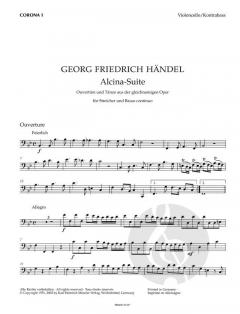 Alcina-Suite HWV 49 von Georg Friedrich Händel 