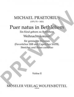 Puer natus in Bethlehem (Michael Praetorius) 
