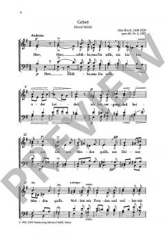 Gebet / Sommerlied / Unser lieben Frauen Traum (Max Reger) 