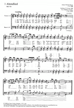 Chorbuch Mozart - Haydn VI 