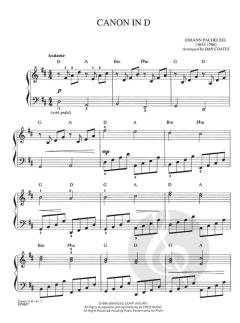 Canon In D (Easy Piano) von Johann Pachelbel 