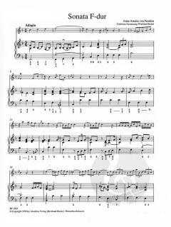Sonate in F-dur von Anna Amalia von Preußen für Flöte und Basso continuo im Alle Noten Shop kaufen