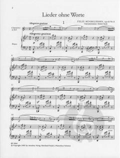 8 Lieder ohne Worte von Felix Mendelssohn Bartholdy 