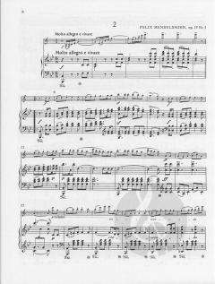 8 Lieder ohne Worte von Felix Mendelssohn Bartholdy 