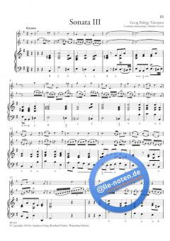 12 methodische Sonaten 1 von Georg Philipp Telemann 