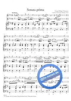 12 methodische Sonaten Band 3 von Georg Philipp Telemann 