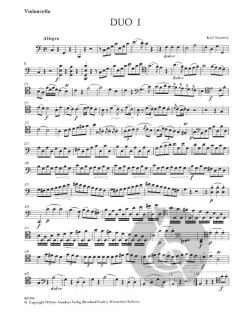 2 Duos C-dur und D-dur von Carl Stamitz für Viola und Violoncello im Alle Noten Shop kaufen