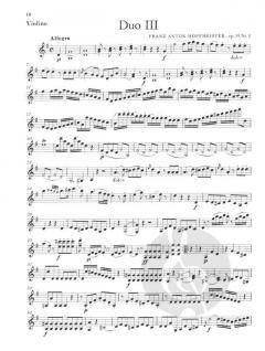6 Duos op. 19 von Franz Anton Hoffmeister 