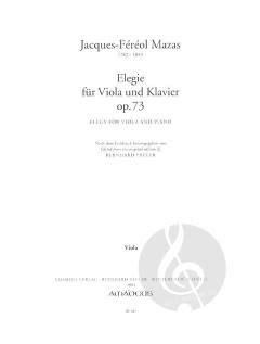 Elegie op. 73 von Jacques-Féréol Mazas für Viola und Klavier im Alle Noten Shop kaufen