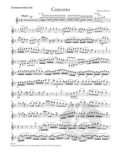 Konzert Nr. 2 in Es-dur von Antonio Rosetti für Klarinette und Orchester im Alle Noten Shop kaufen
