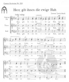 Herr, gib ihnen die ewige Ruh (Lorenz Lauterbach) 